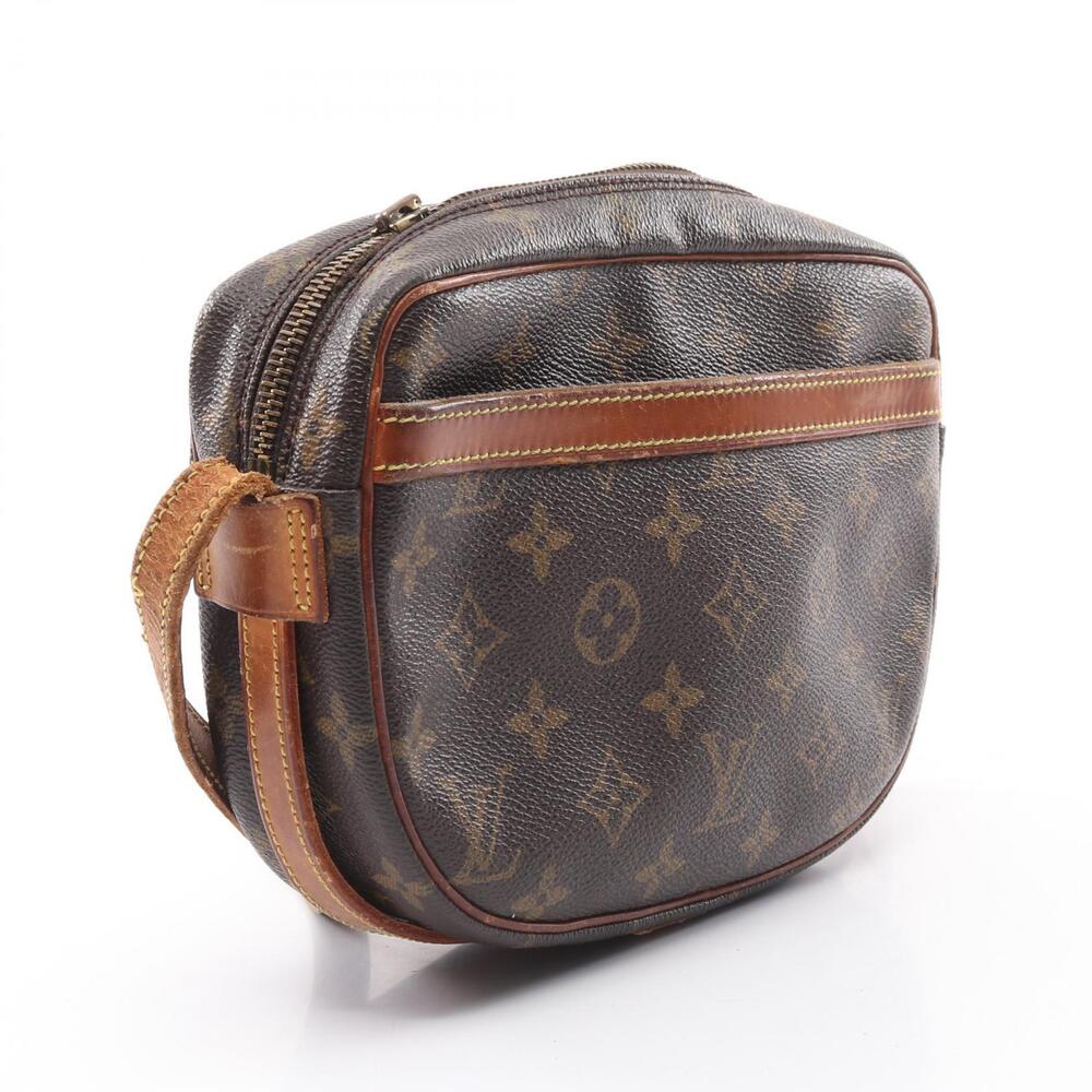 Louis Vuitton Jeune Brown Fille Shoulder Canvas Leather Monogram Bag